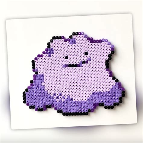 Ditto pokemon Mini Hama Bead Wall Art/ Magnet - Etsy