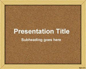 Free Bulletin Board PowerPoint Template