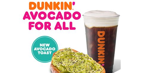 Avo for All: Dunkin’ Introduces Avocado Toast