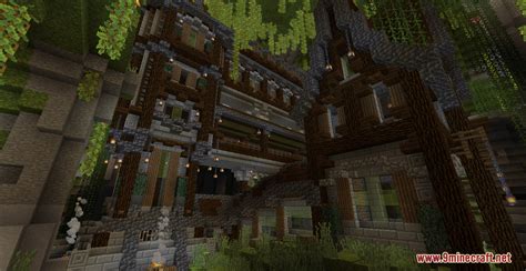 Lush Cave House Map (1.21.1, 1.20.1) - Lush Cave Inspired Survival ...