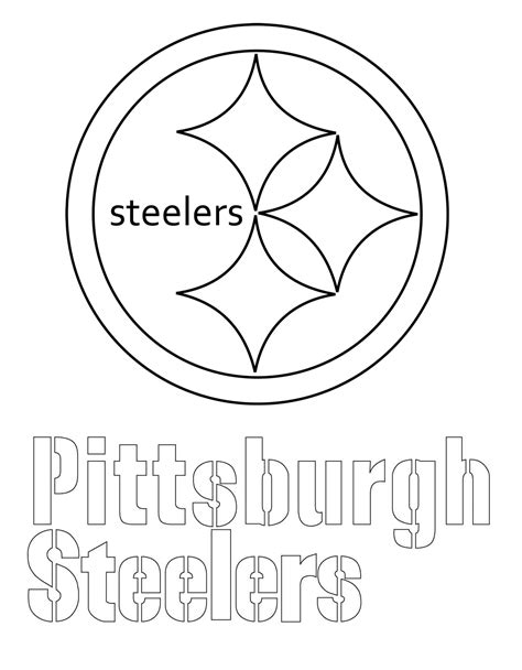 Steelers Logo Stencil