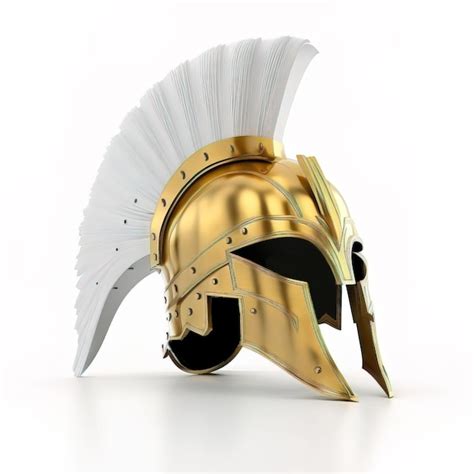 Premium Photo | Spartan warrior helmet used for warrior