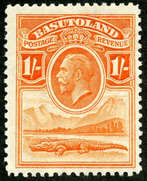 Big Blue 1840-1940: Basutoland - a closer look at the stamps