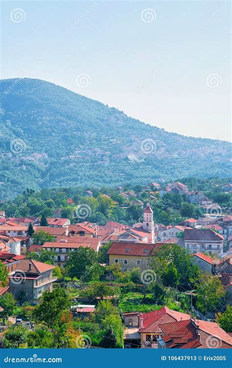 Scenery of Agerola village stock image. Image of hill - 106437913