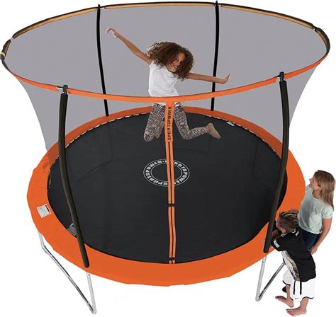 Sportspower 10ft Trampoline With Folding Enclosure 404.: Amazon.co.uk: Sports & Outdoors