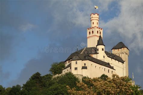 Marksburg Castle stock photo. Image of germany, tower - 60590536