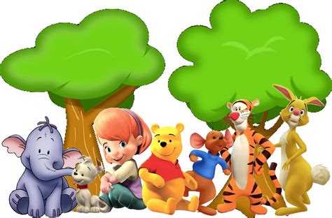 Imagenes de Winnie Pooh y sus amigos bebés - Imagui