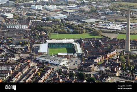 aerial view of the Northampton Saints Rugby Union Stadium at Weedon Stock Photo, Royalty Free ...