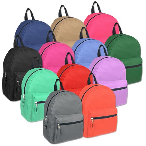 Wholesale 15 Inch Basic Backpack - 12 Colors | Bags In Bulk | Monogram backpack, Backpacks ...