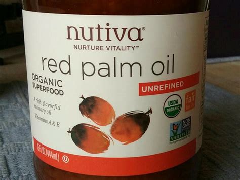 Organic Red Palm Oil Nutrition Information - Eat This Much