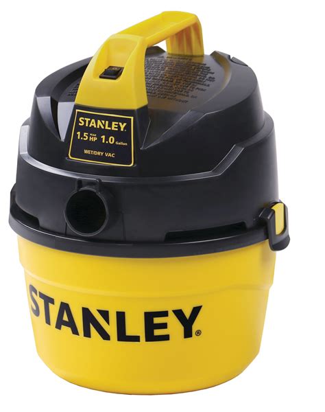 Stanley, 8100101A, 1.5 Peak HP 1 Gallon Portable Poly Wet Dry Vac with ...