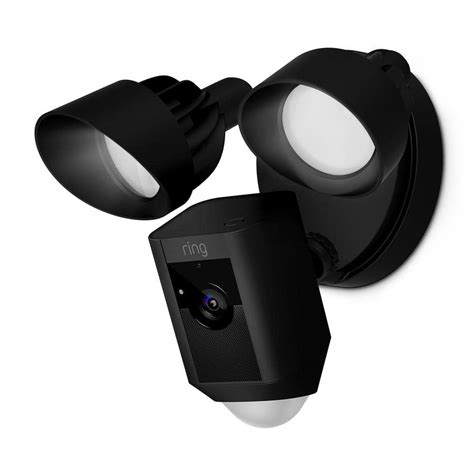 Ring Outdoor Wi-Fi Cam with Motion Activated Floodlight, Black-88FL001CH000 - The Home Depot