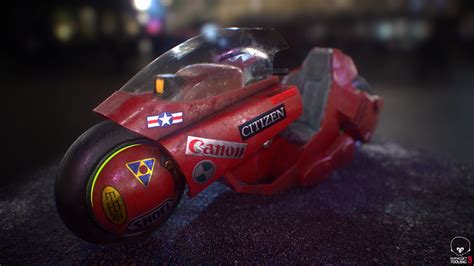 Akira Kaneda's Bike by Andrew GebertA replica of Shotaro Kaneda's bike from the 1988 animated ...