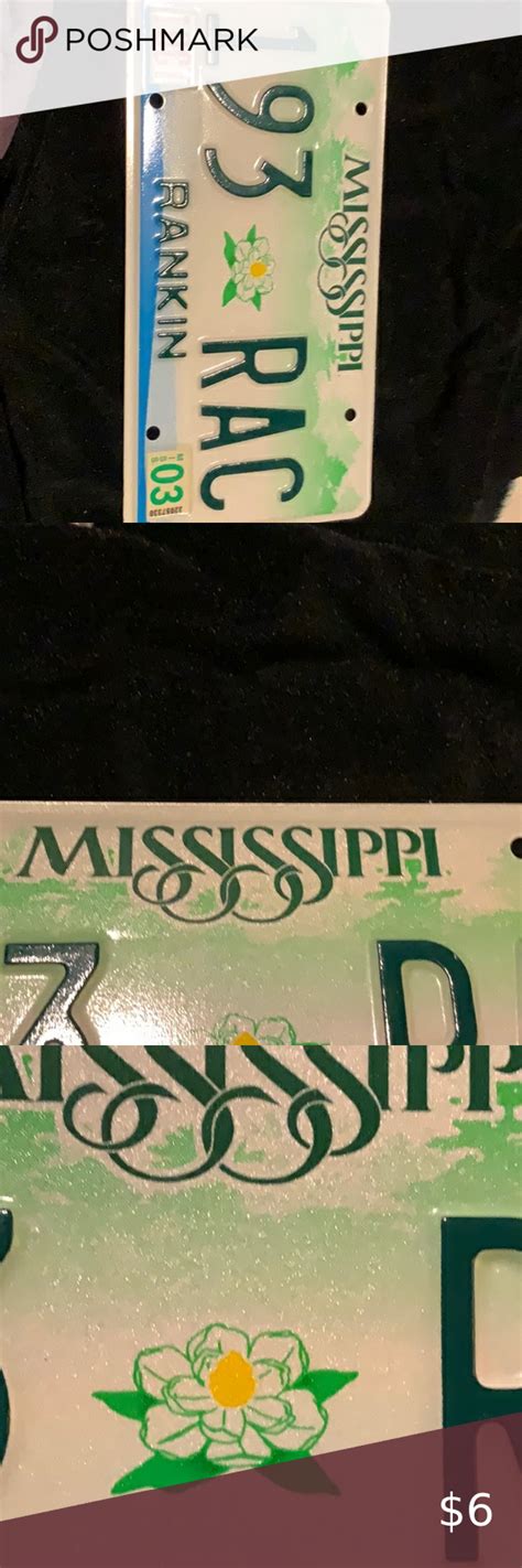 Mississippi License Plate | License plate, Mississippi, State license plate