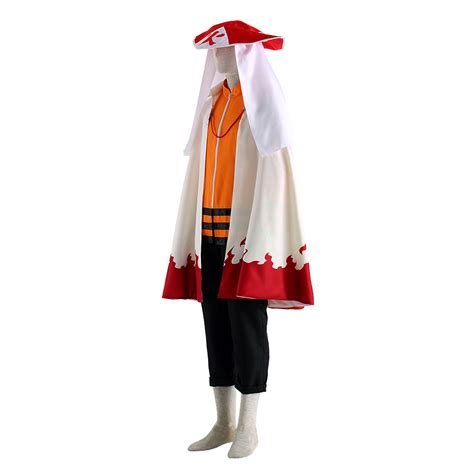 Naruto Costume Seventh Hokage Naruto Cosplay full Outfit with Hokage H – pro-costumes