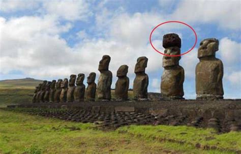 The mystery of how Easter Island Statues got their massive Hats, solved ...