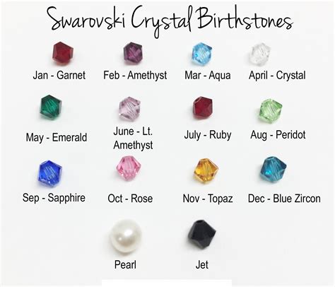 Birthstone Swarovski Crystal Drop Add On – Just Bead It