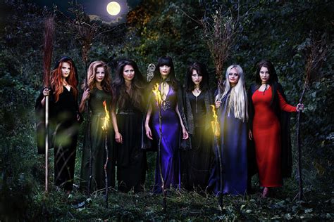 witches coven on Halloween by Iuliia Malivanchuk Photograph by Iuliia ...