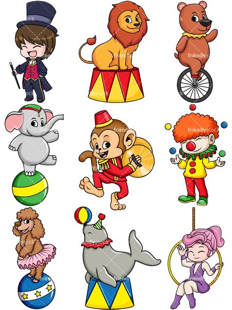 Circus Cartoon Clipart