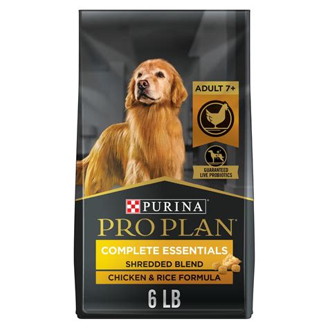 Purina Pro Plan Senior Dog Food With Probiotics for Dogs, Shredded ...