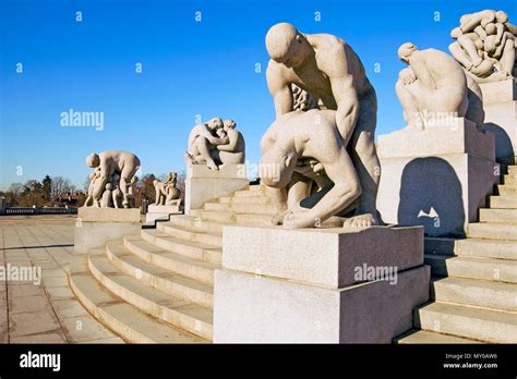 Vigeland park sculptures hi-res stock photography and images - Alamy