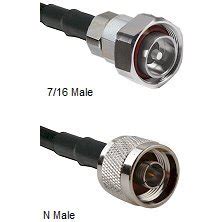 Times Microwave LMR-600 Coaxial Cable Assembly, N-Male To 7/16 Din Male ...