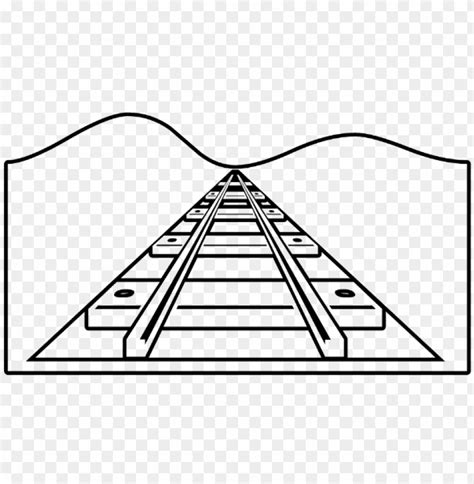 Train Tracks Coloring Pages PNG Transparent With Clear Background ID ...