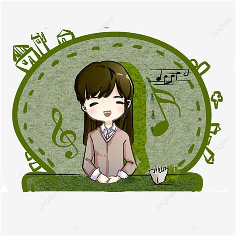 Cartoon Music Teacher Free Of Charge, Teacher, Music, Music Symbol PNG ...