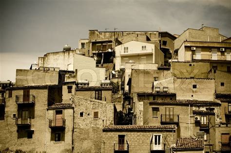 Typical historic sicilian architecture, ... | Stock image | Colourbox