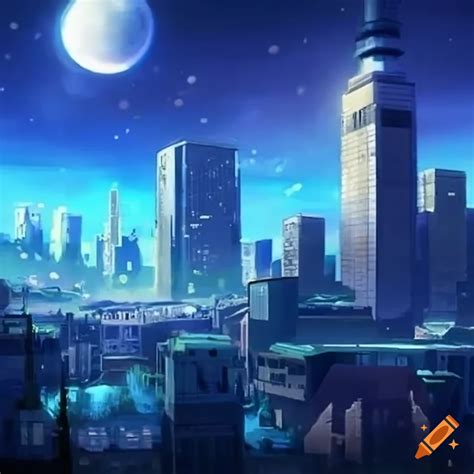 Anime city landscape, extreme detail, beautiful