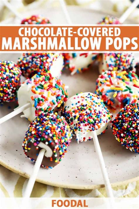 Chocolate-Covered Marshmallow Pops Recipe | Foodal