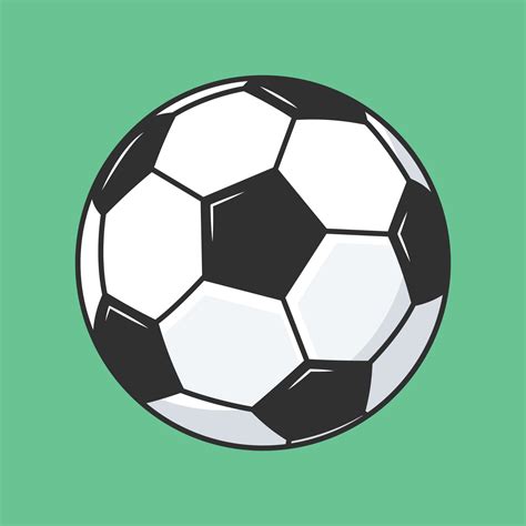 Soccer ball football cartoon icon vector illustration. Sports icon ...