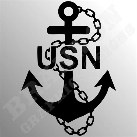 "US Navy Anchor Logo" Military themed design that can be made into decals, signs, or t-shirts ...
