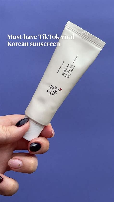 Must-have TikTok viral Korean sunscreen - Beauty of Joseon Sun Relief: Rice + Probiotics SPF50+