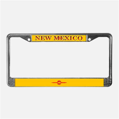 New Mexico Flag Licence Plate Frames | New Mexico Flag License Plate ...