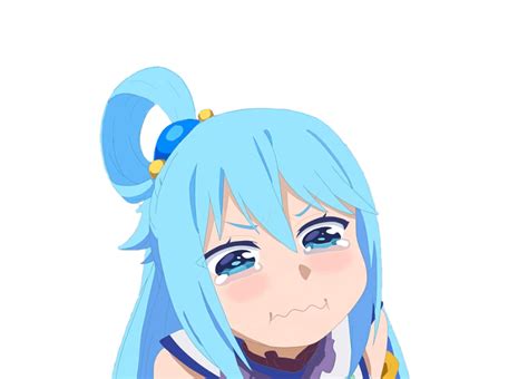 It always bothered me that the crying Aqua meme was cropped on the top. So I drew in the rest ...