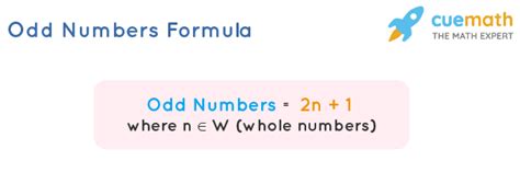 Formula for Odd Numbers - What Is Formula for Odd Numbers? Examples