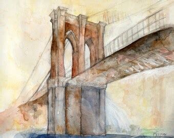 Brooklyn bridge art | Etsy