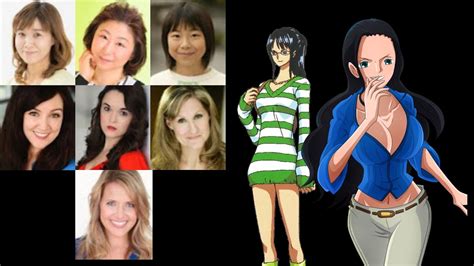 Anime Voice Comparison- Nico Robin (One Piece) - YouTube