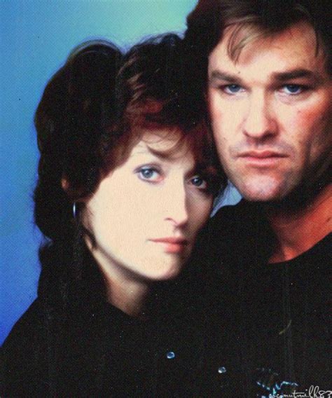 With Kurt Russell, "Silkwood" (1983)