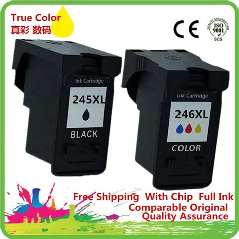 Ink Cartridge Remanufactured For Canon PG 245 245XL PG 245 PG245 PG 245XL PG245XL CL 246 CL246 ...