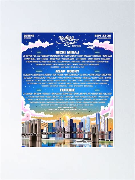 "Rolling Loud" Poster for Sale by sarahriveraz | Redbubble