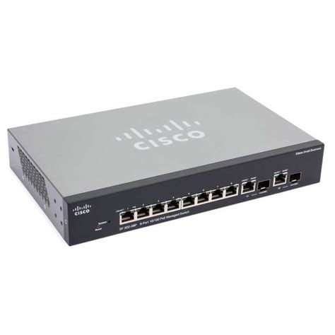 Cisco SF302-08P (SRW208P) L3-Managed POE Switch 8 Port 10/100Mbps,