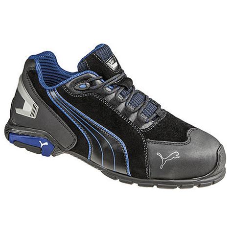 Puma Safety: Mens Rio Black Low ASTM 642755 – Work Shoes