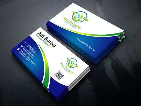 Healthcare Professional Business Card Design – GraphicsFamily
