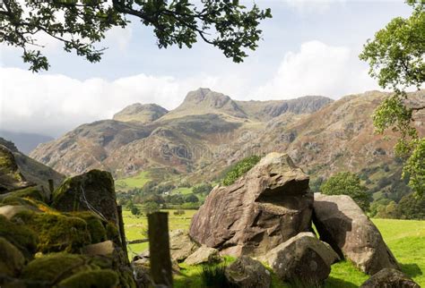 Langdale Pikes stock photo. Image of autumn, pikes, valley - 16122782