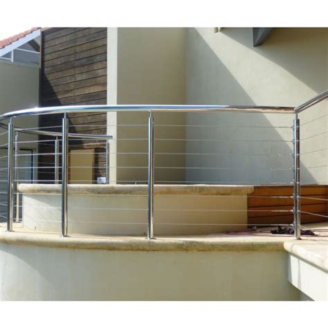 deck posts metal rod railing