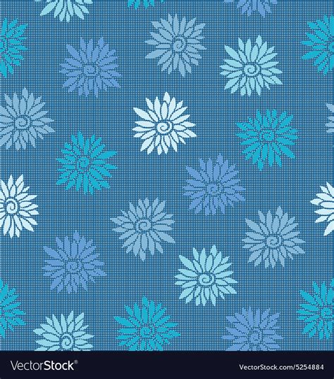 Retro flower pattern Royalty Free Vector Image