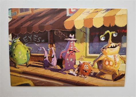 5 Monsters Monsters Inc Concept Art Dominique Louis Albert Lozano Pixar Postcard | Europe ...