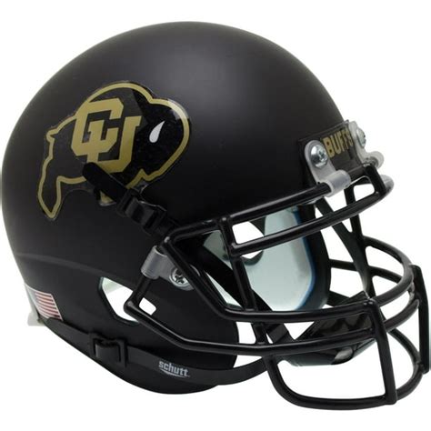 Fanatics Authentic - Colorado Buffaloes Schutt Black Matte Mini ...